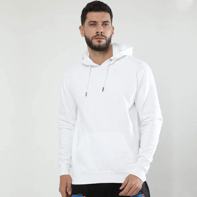 Premium Unisex White Hoodie {BUY 1 GET 1 FREE}