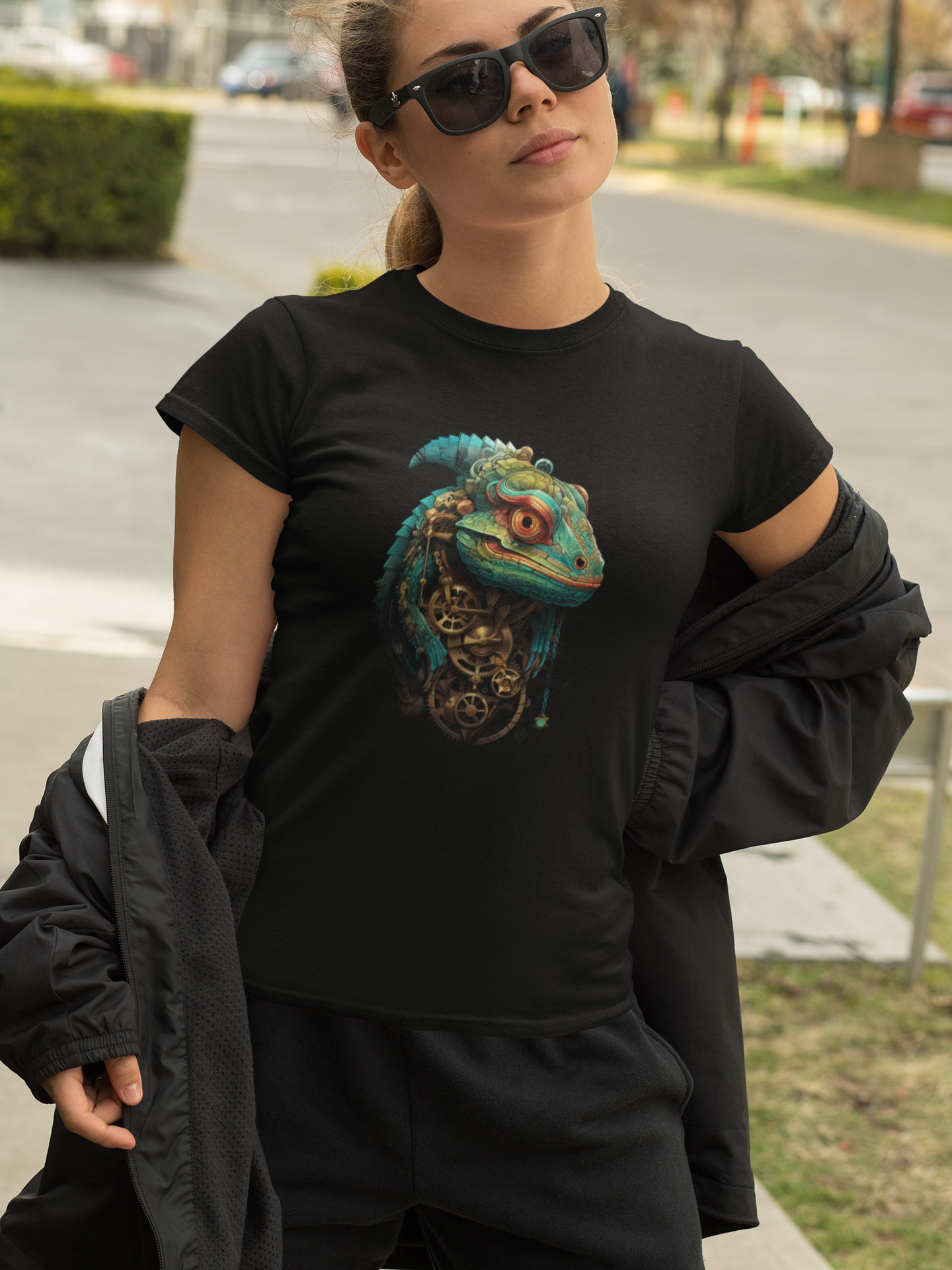 Premium The Chameleon Art Unisex Tees