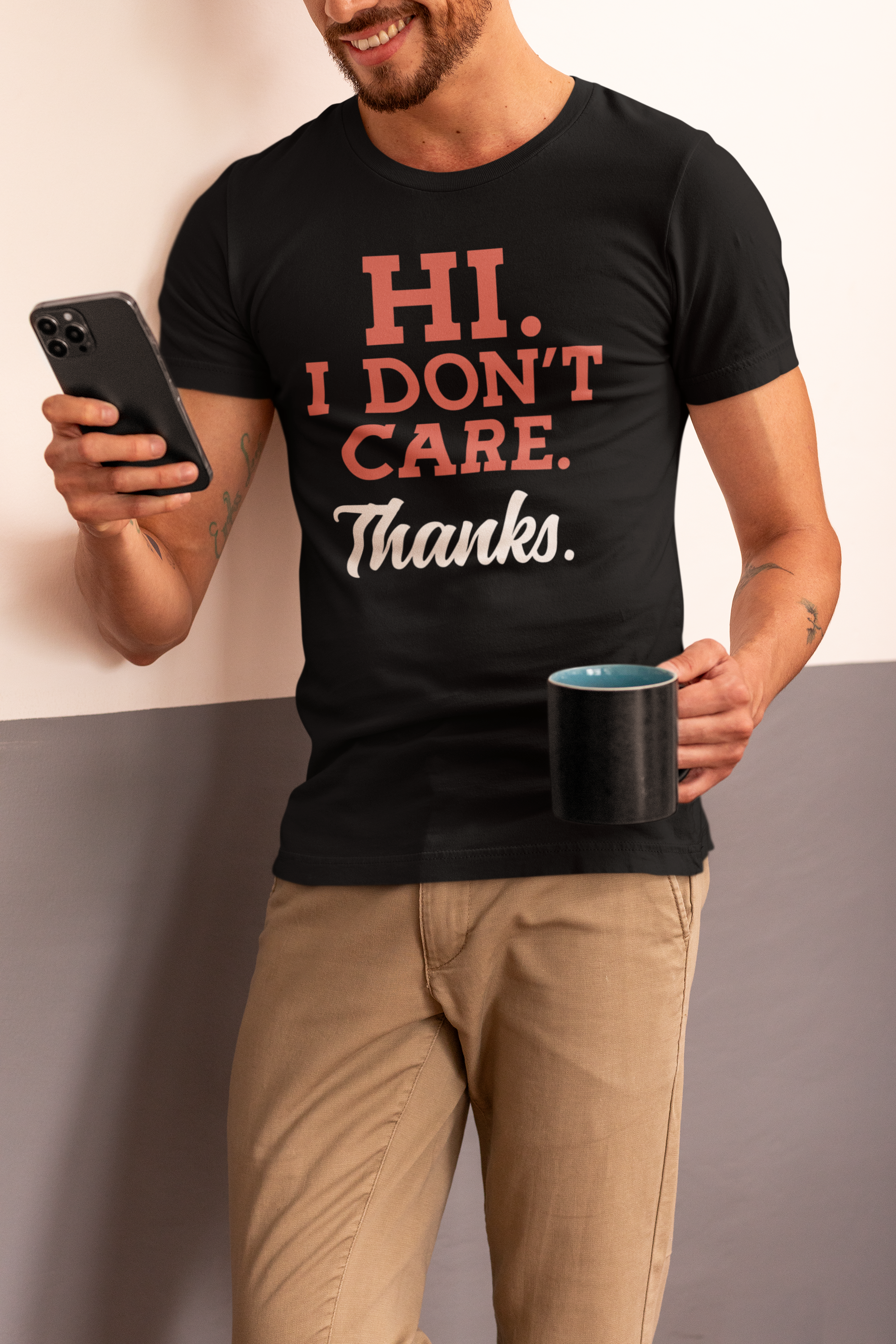 Premium I Don't Care Unisex Tees