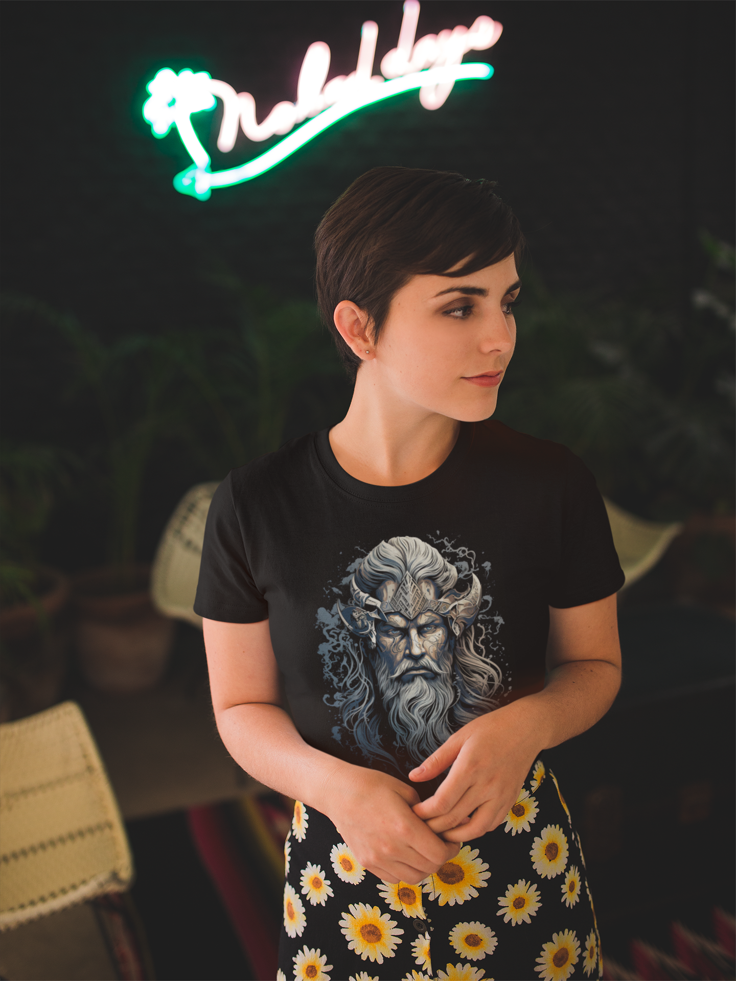 Premium Creative Beard Face Art Unisex Tees
