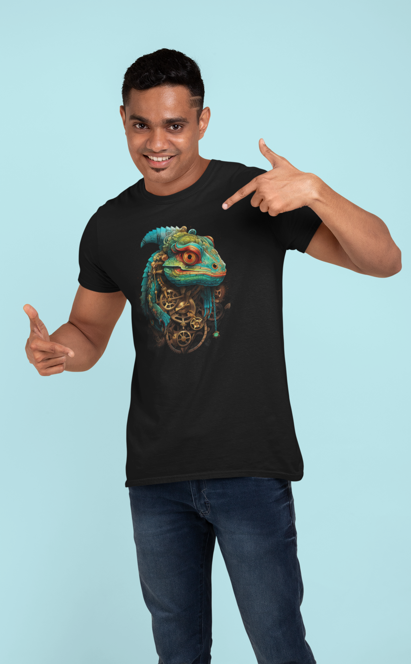 Premium The Chameleon Art Unisex Tees