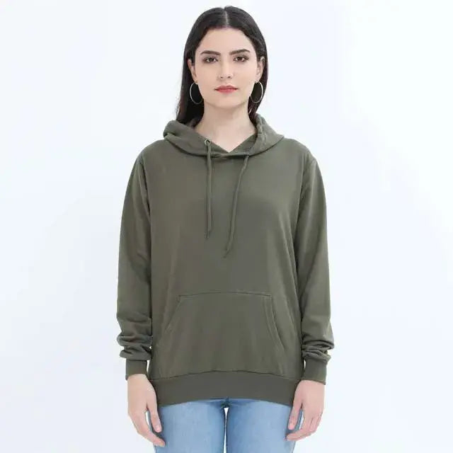 Premium Unisex Olive Green Hoodie {BUY 1 GET 1 FREE}