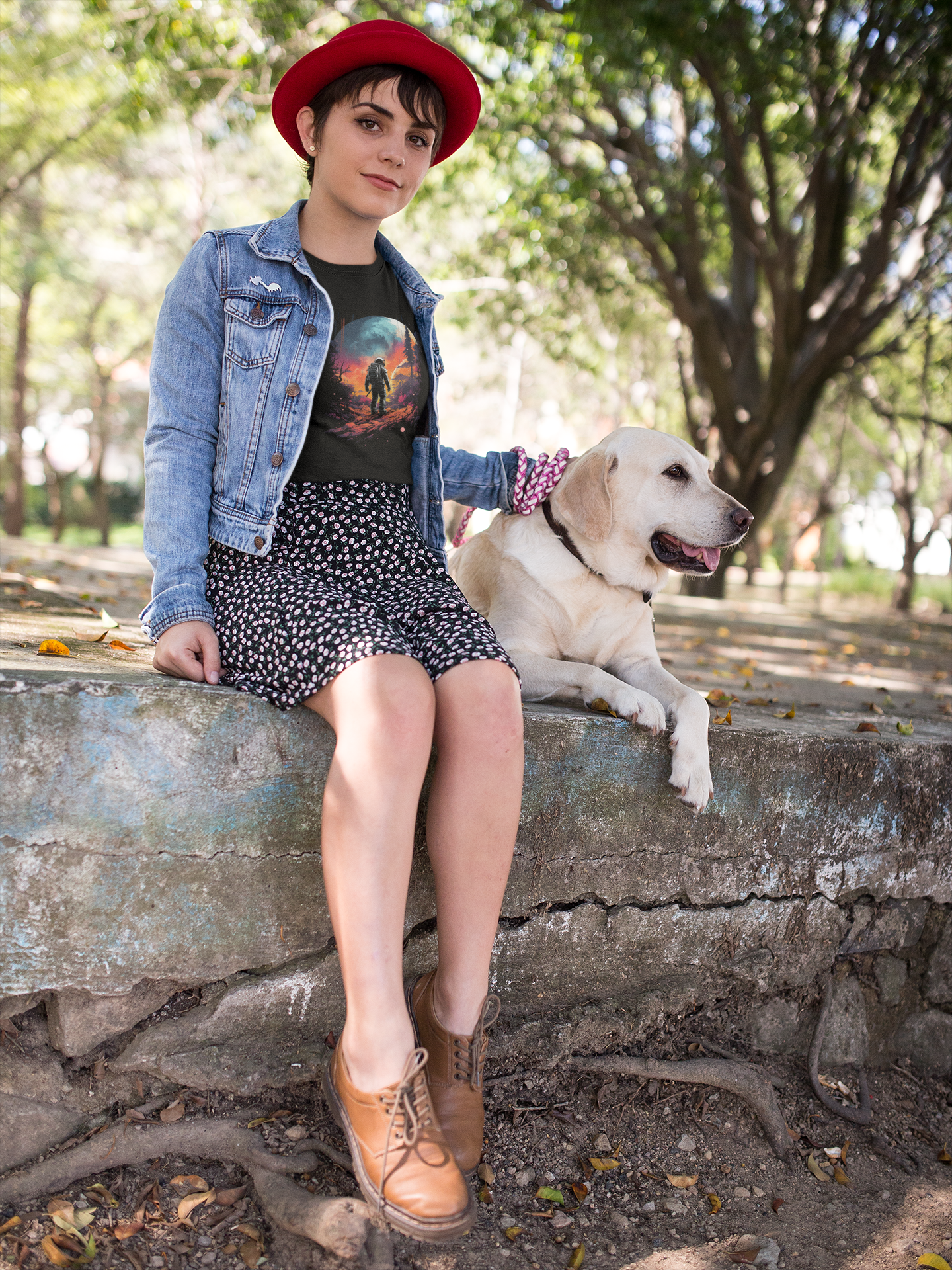 Premium Creative Moon Walk Art Unisex Tees