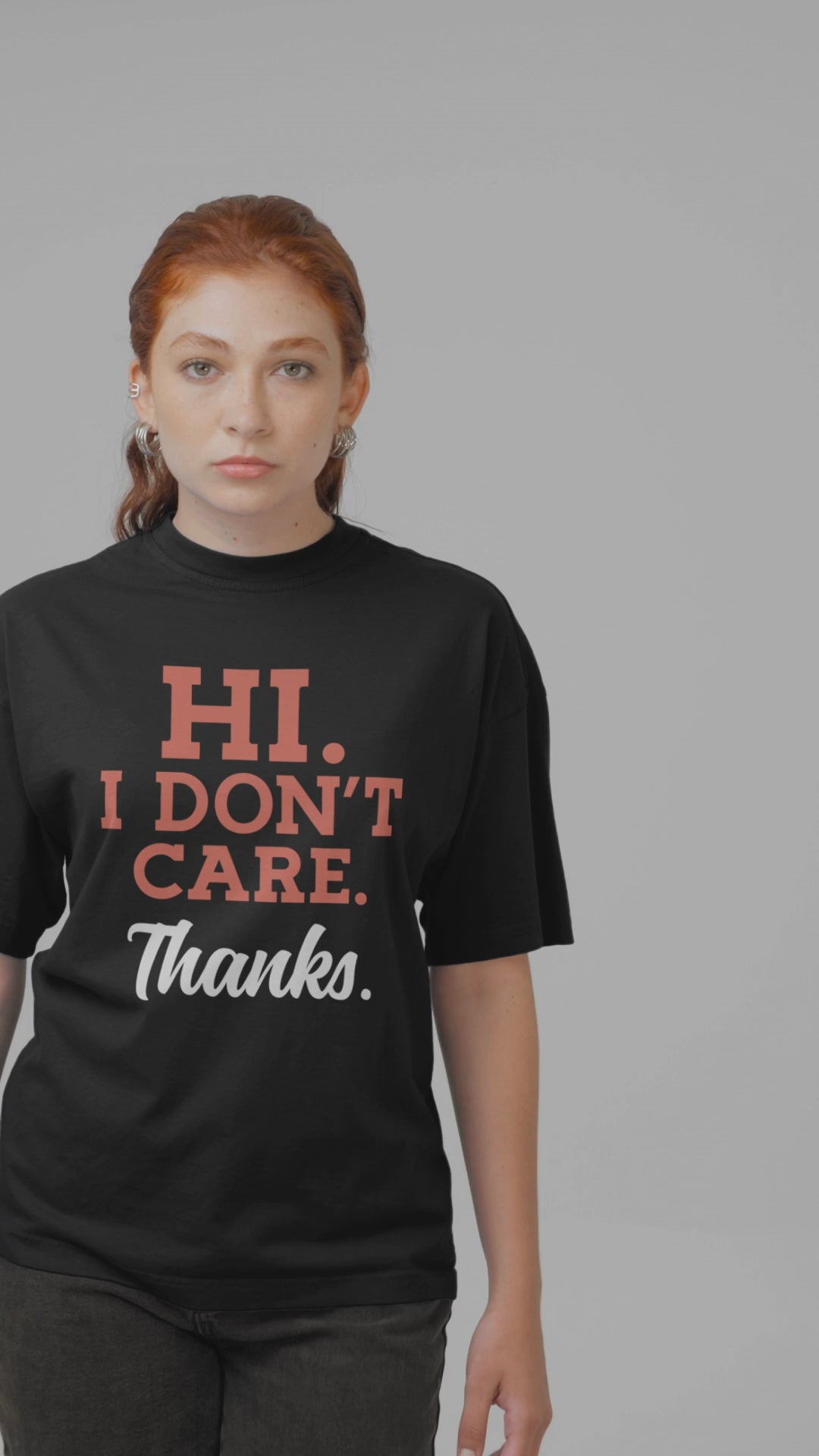 Premium I Don't Care Unisex Tees