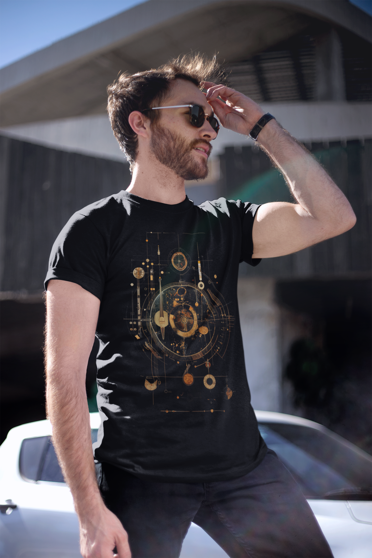Premium Compass Art Unisex Tees
