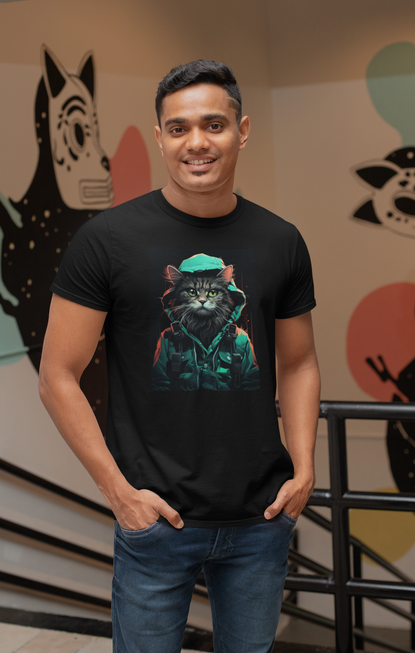 Premium The Pirate Cat Art Unisex Tees