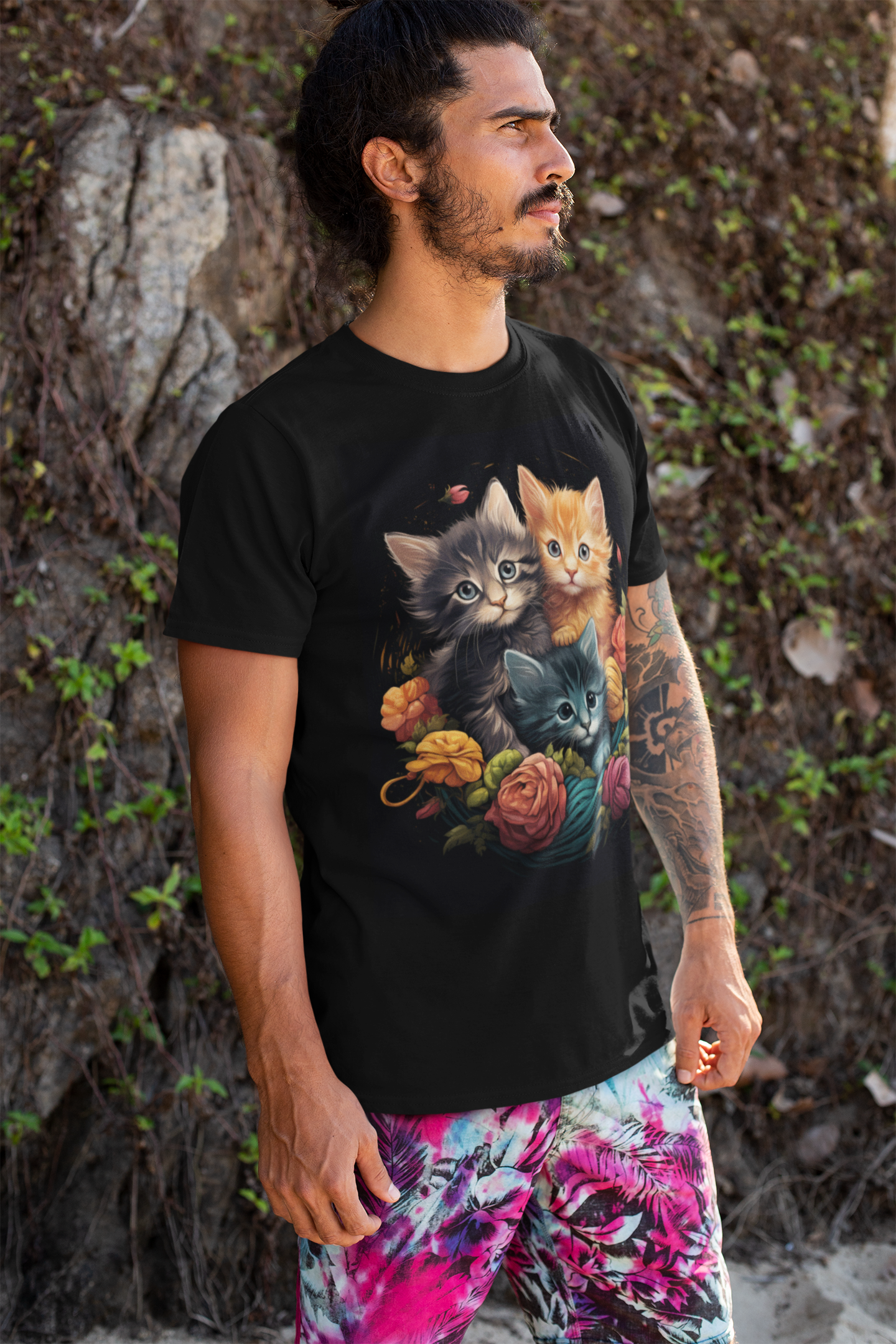 Premium Creative Cute Cat Art Unisex Tees